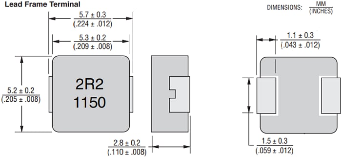Bourns SRP5030TA Geschirmte Leistungsinduktoren Bourns SRP5030TA Geschirmte Leistungsinduktoren