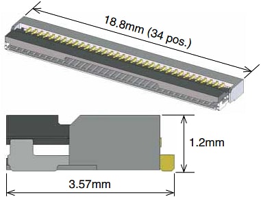Hirose Electric FH65 FPC/FFC-Steckverbinder