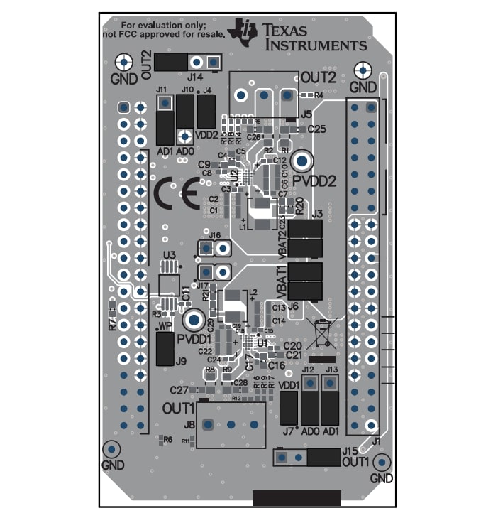 Texas Instruments TAS2564YBGEVM-DC Evaluierungsmodul