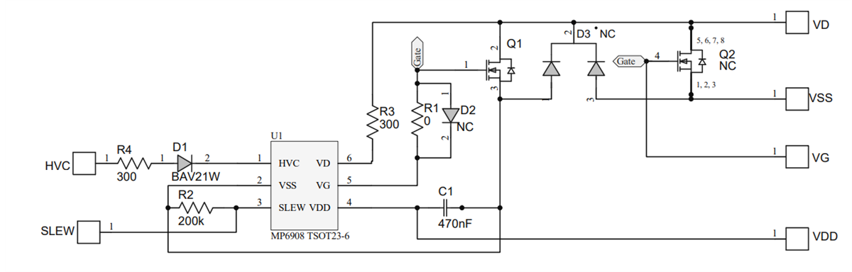 Schaltplan - Semtech SRDA05-4 und SRDA12-4 TVS-Diodenarrays