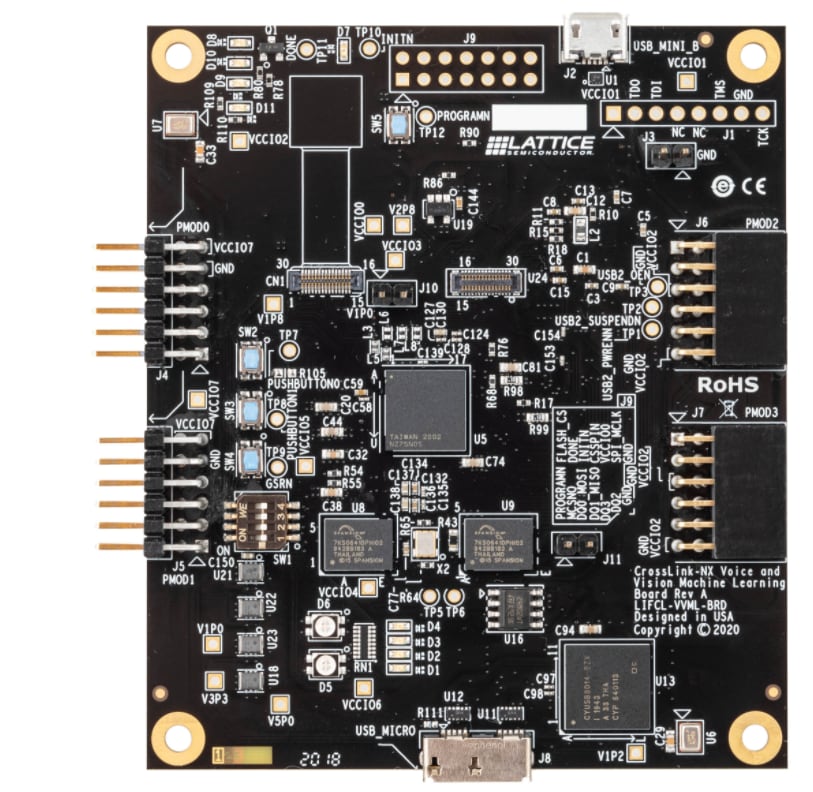 Lattice Semiconductor CrossLink-NX Voice- und Vision-Machine-Learning-Board