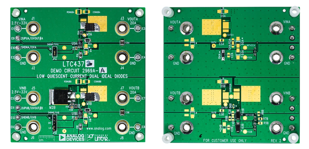Analog Devices Inc. LTC4372/LTC4373 DC2969A-A/B-Demonstrationsboards