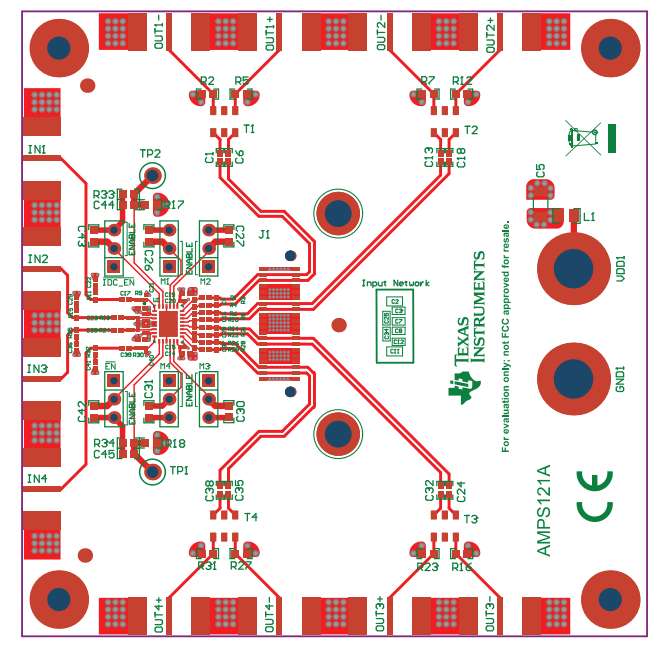 Texas Instruments LMH32404RHFEVM Evaluierungsmodul
