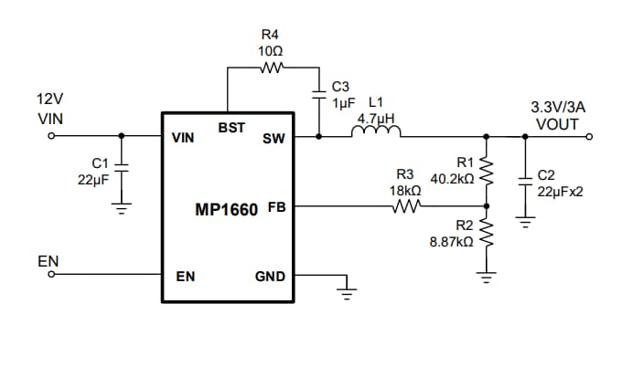 Applikations-Schaltungsdiagramm - Analog Devices Inc. ADA4097 Over-The-Top™-Präzisions-Operationsverstärker