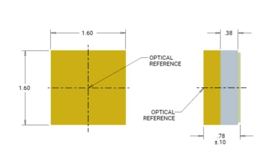 Mechanical Drawing - Cree LED XLamp® XD16 Premium White LEDs Mechanical Drawing - Cree LED XLamp® XD16 Premium White LEDs