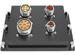 Robuste 12-Kanal-10G-Kupfer-Ethernet-Schaltbox