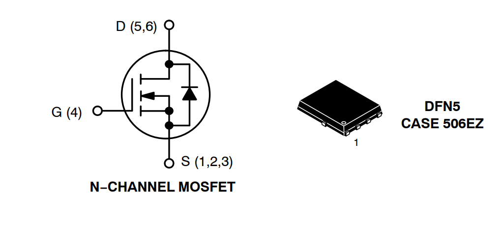 Applikations-Schaltungsdiagramm - onsemi NVMFS5C604N Einzel-N-Kanal-Leistungs-MOSFET