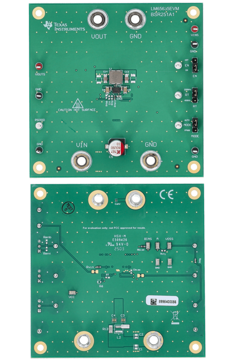 Texas Instruments LM65635EVM Evaluierungsmodul