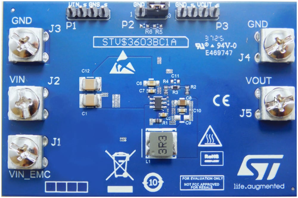 Technische Zeichnung - STMicroelectronics STEVAL-3603BC1 Evaluierungsboard