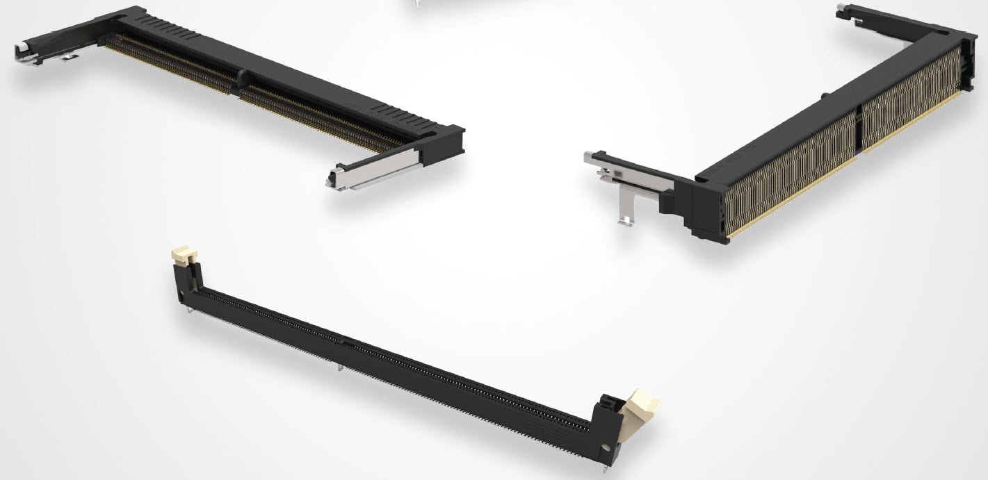 TE Connectivity / Alcoswitch Hauptspeichersockel-Steckverbinder